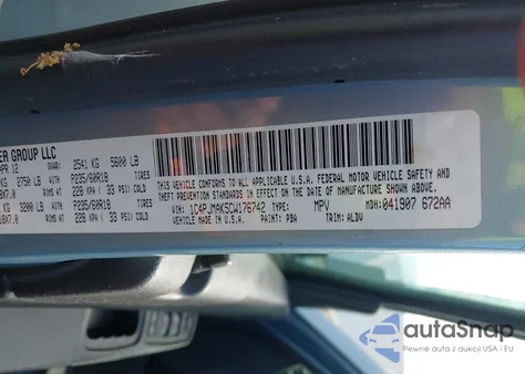 2012 Jeep Liberty Sport from USA, damaged, VIN 1C4PJMAK5CW176742